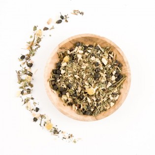 Elderberry & Ginger Antiviral Organic Wellness Tea 3oz Kraft Canister - Loose Leaf