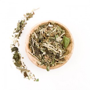 Namaste Blend Organic Wellness Tea 1.3oz Kraft Canister Loose Leaf