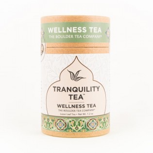 Tranquility Tea Organic Wellness Tea 1.2oz Kraft Canister Loose Leaf